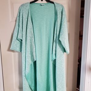 Lularoe Mint and white shirley